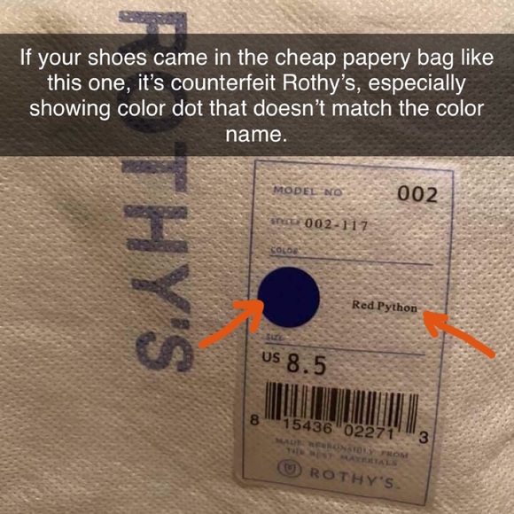 HOW TO SPOT FAKE ROTHY’S - Picture 8 of 16